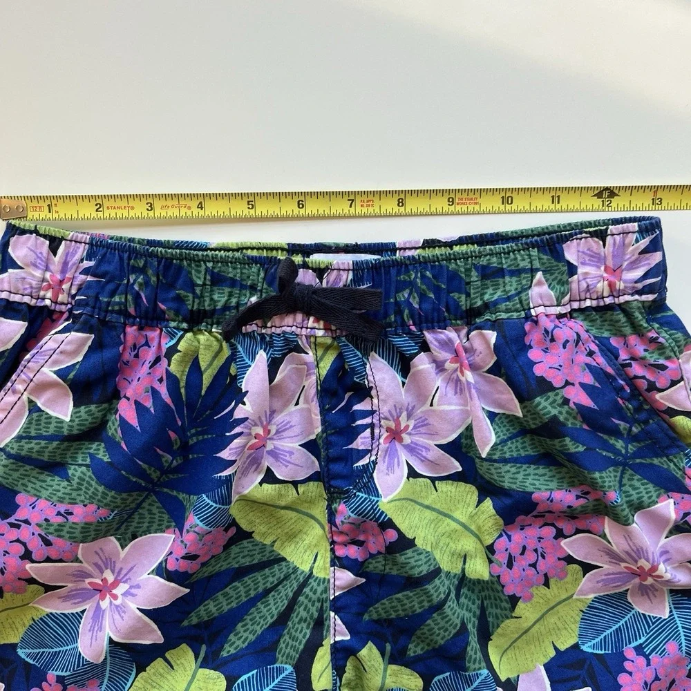 The Children's Place Girls Size 14 Shorts Floral Tropical 100% Cotton Pockets
